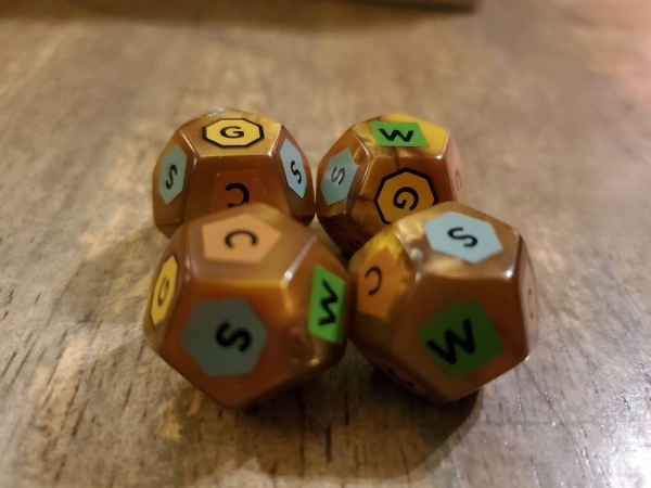 Rolled West Dice