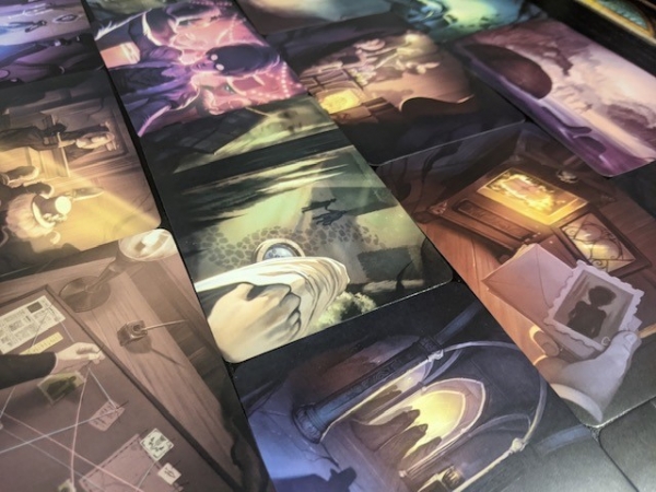 Motive cards from Mysterium: Secrets and Lies expansion.