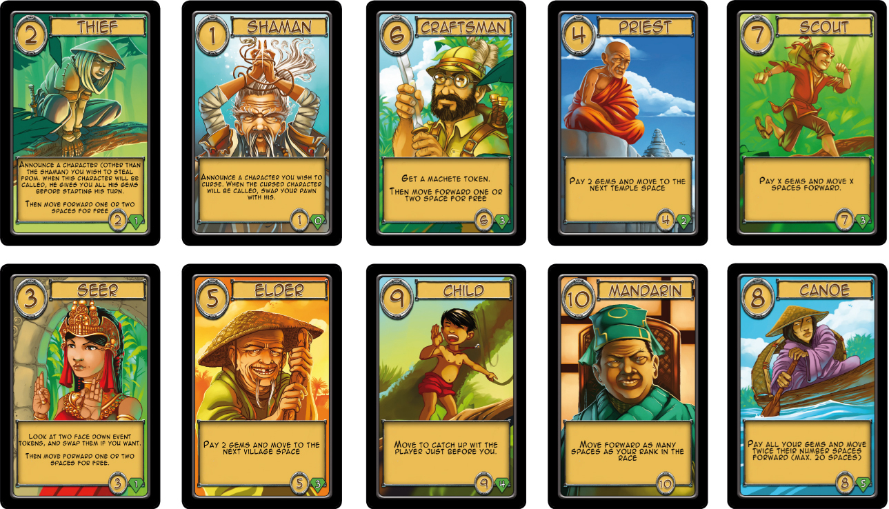 Lost Temple Cards