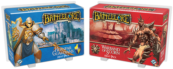 Battlelore: Hernfar Guardians and Warband of Scorn Army Pack Expansions