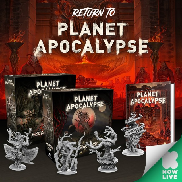 The Return to Planet Apocalypse by Sandy Petersen on Kickstarter Now